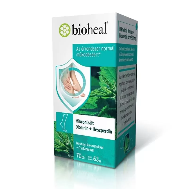 Liliom Patika - Bioheal diozmin+hesperidin forte tabletta 500mg 70x