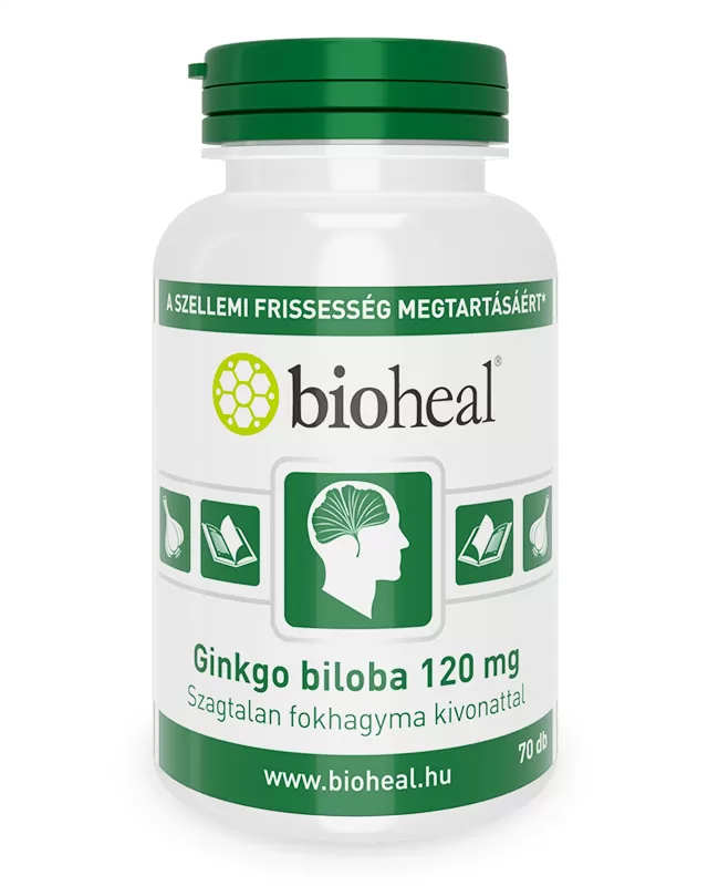 Liliom Patika - Bioheal ginkgo biloba 120mg kapszula 70x