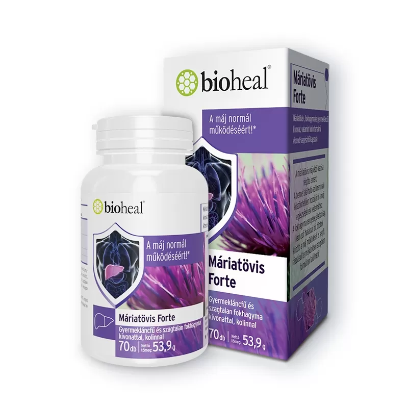 Liliom Patika - Bioheal máriatövis forte kapszula 70x
