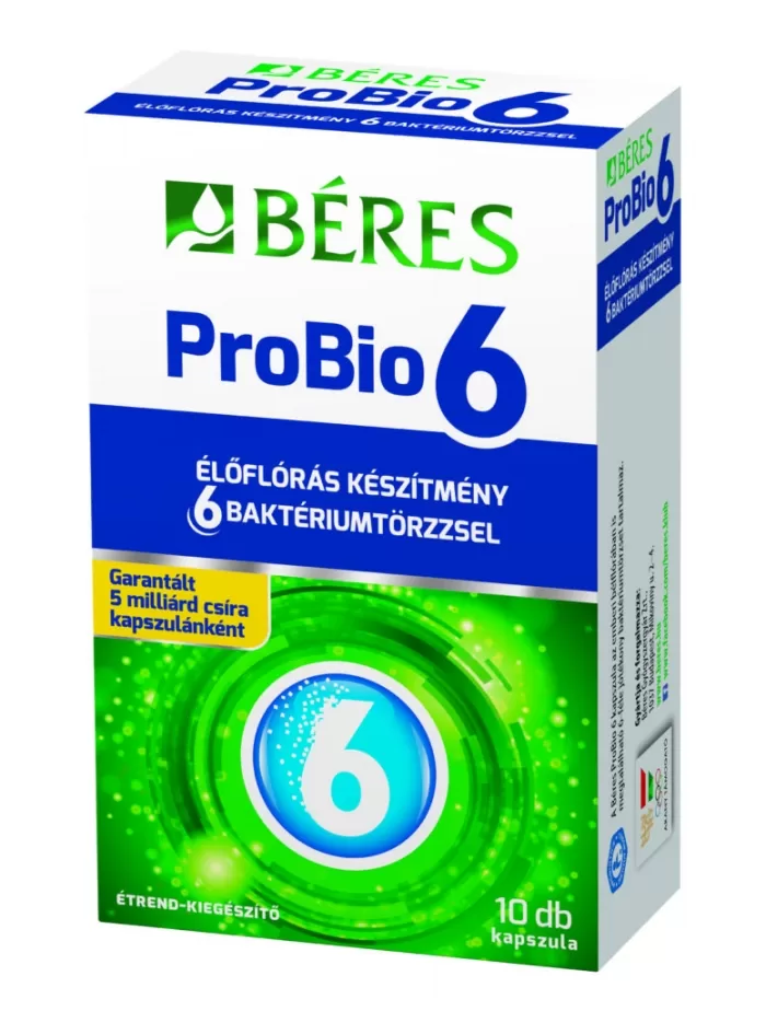Liliom Patika - Béres probio 6 étrendkiegészítő kapszula 10x