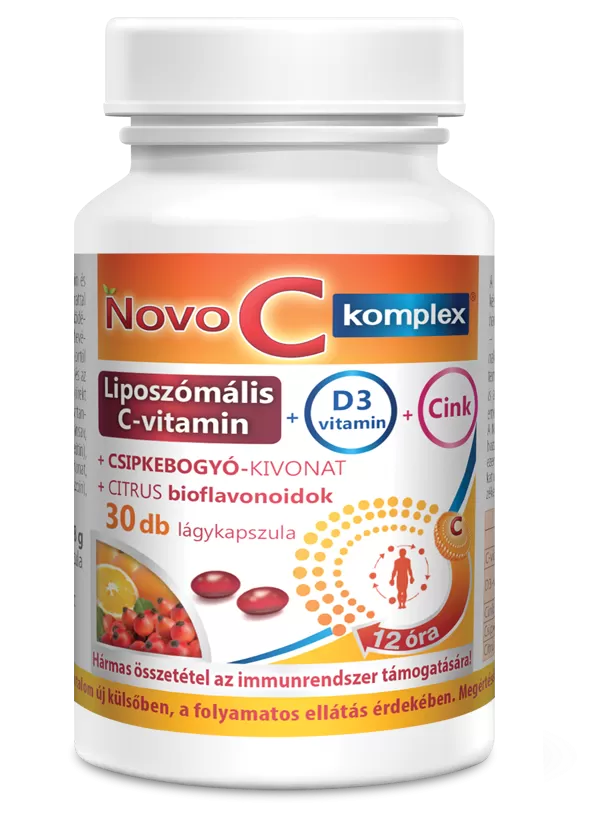Liliom Patika - Novo c komplex liposzomás c+d3+zn kapszula  30x