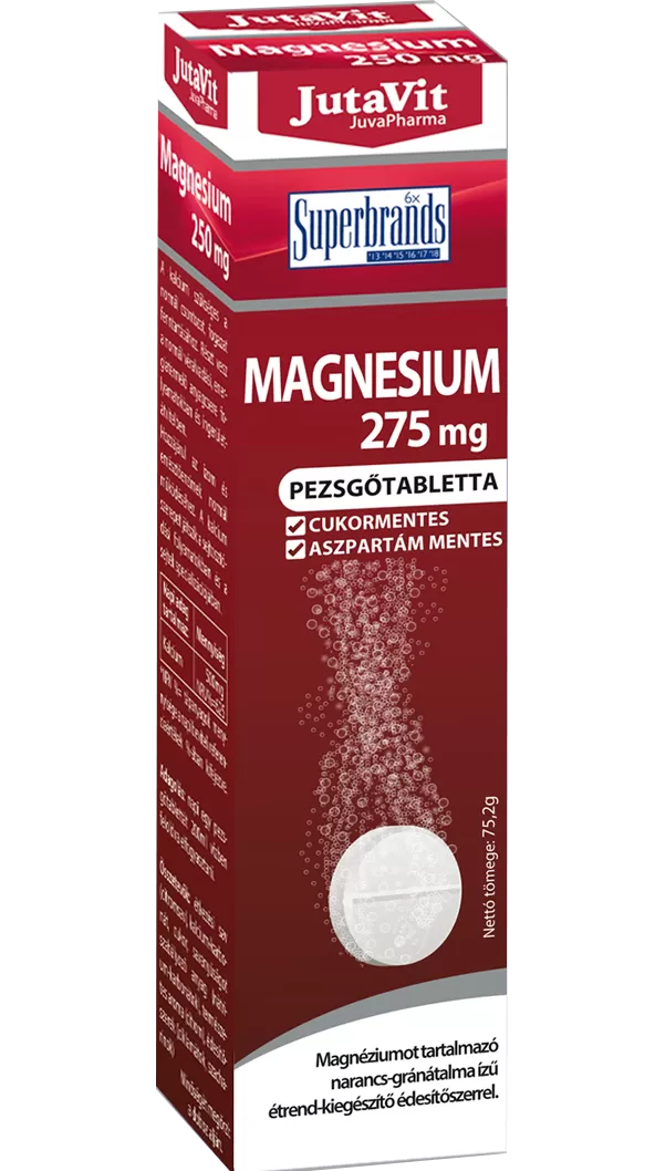 Liliom Patika - Jutavit magnézium 275mg pezsgőtabletta 16x