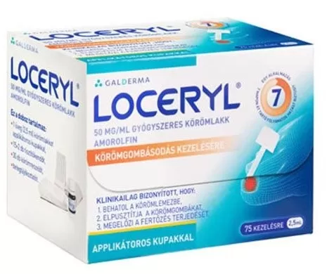 Liliom Patika - Loceryl 50mg/ml gyógyszeres körömlakk 1x2,5ml