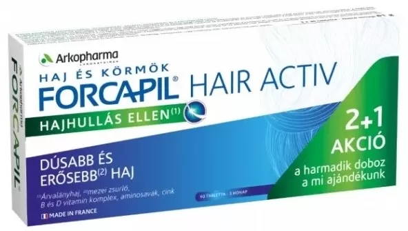 Liliom Patika - Forcapil hair actív tabletta 90x