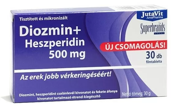 Liliom Patika - Jutavit diozmin+hheszperidin 500mg tabletta 30x