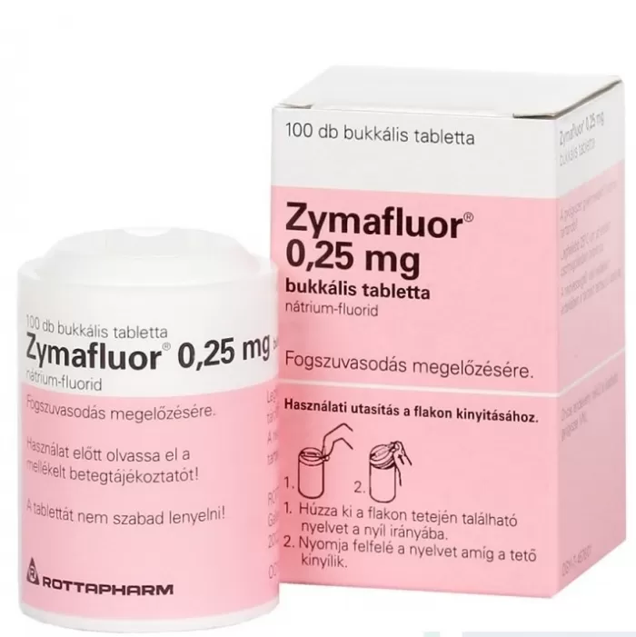 Liliom Patika - Zymafluor  0,25mg bukkalis tabletta 100x