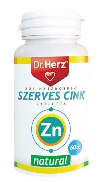 Liliom Patika - Dr herz szerves cink tabletta  60x