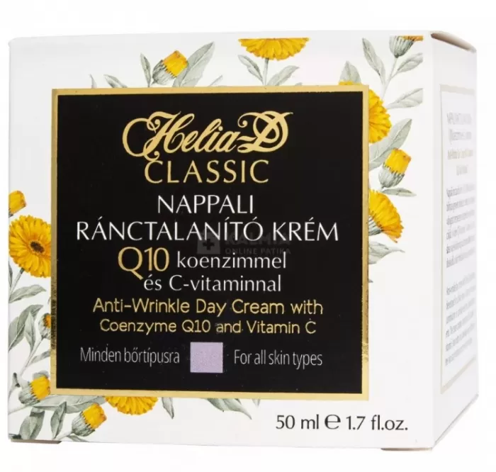 Liliom Patika - Helia-d classic q10 krém ránctalaníztó nappali 50ml