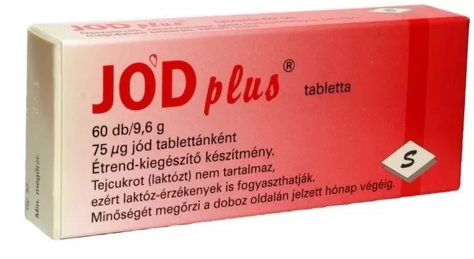 Liliom Patika - Jód plus tabletta étrendkiegészítő 60x