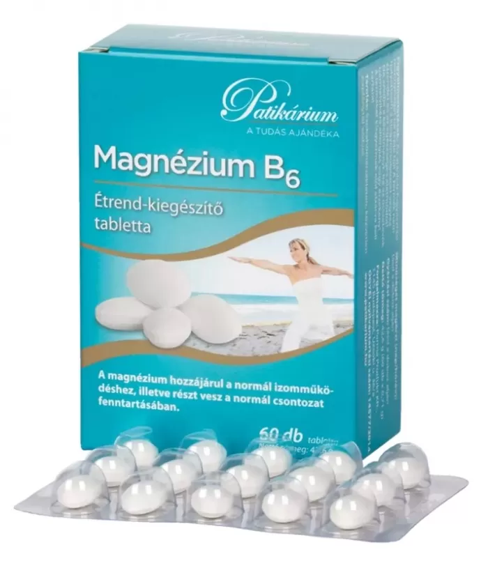 Liliom Patika - Patikarium magnézium b6-vitamin tabletta 60x