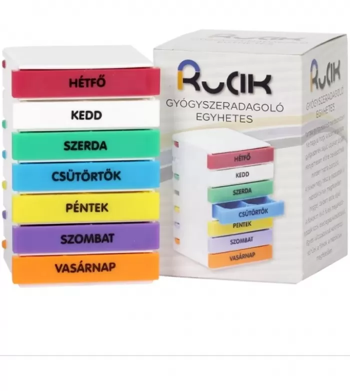 Liliom Patika - Rucik gyógyszeradagoló heti fiókos 1x